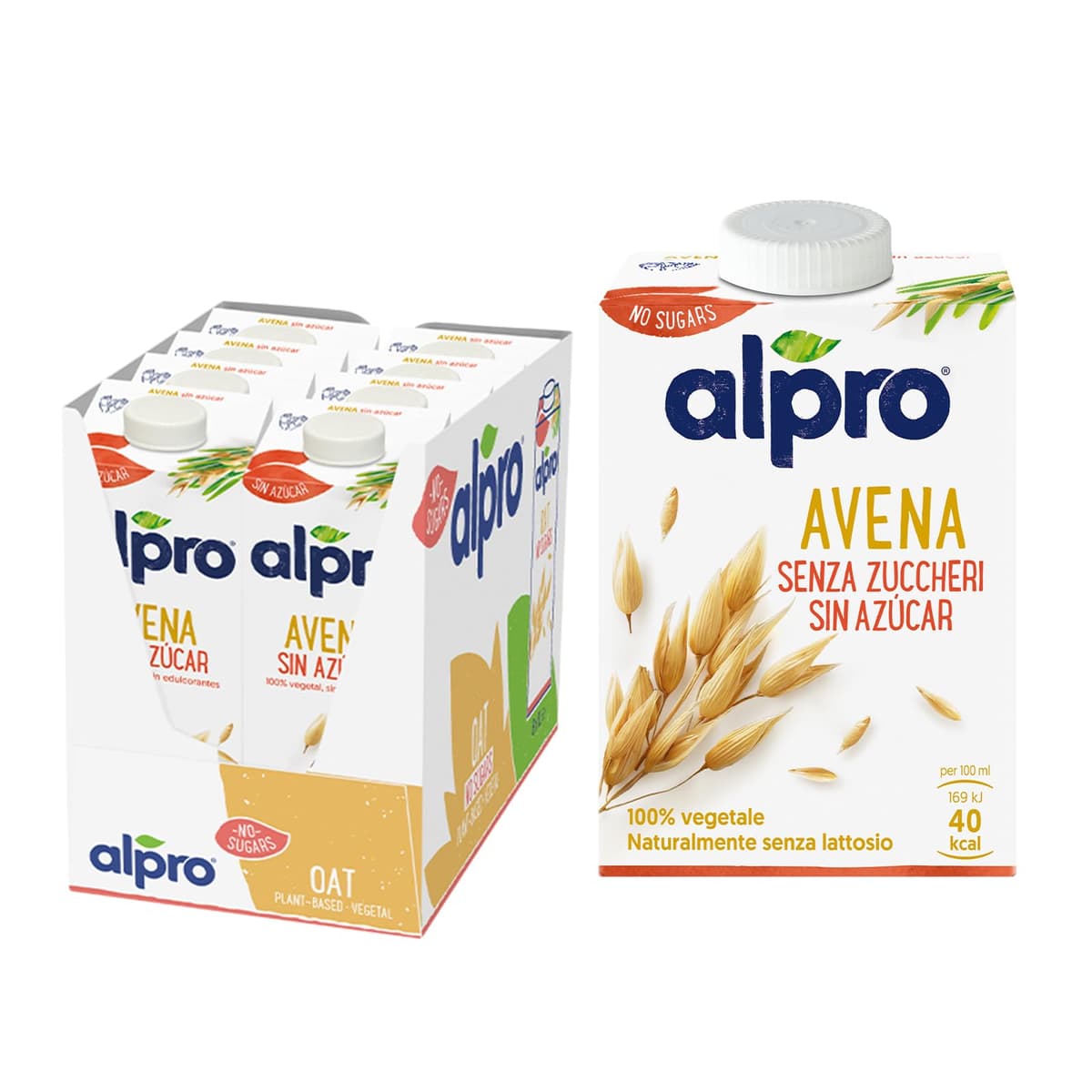 Alpro Bebida Vegetal de Avena sin Ázucar - Pack de 6 x 1L — view 14