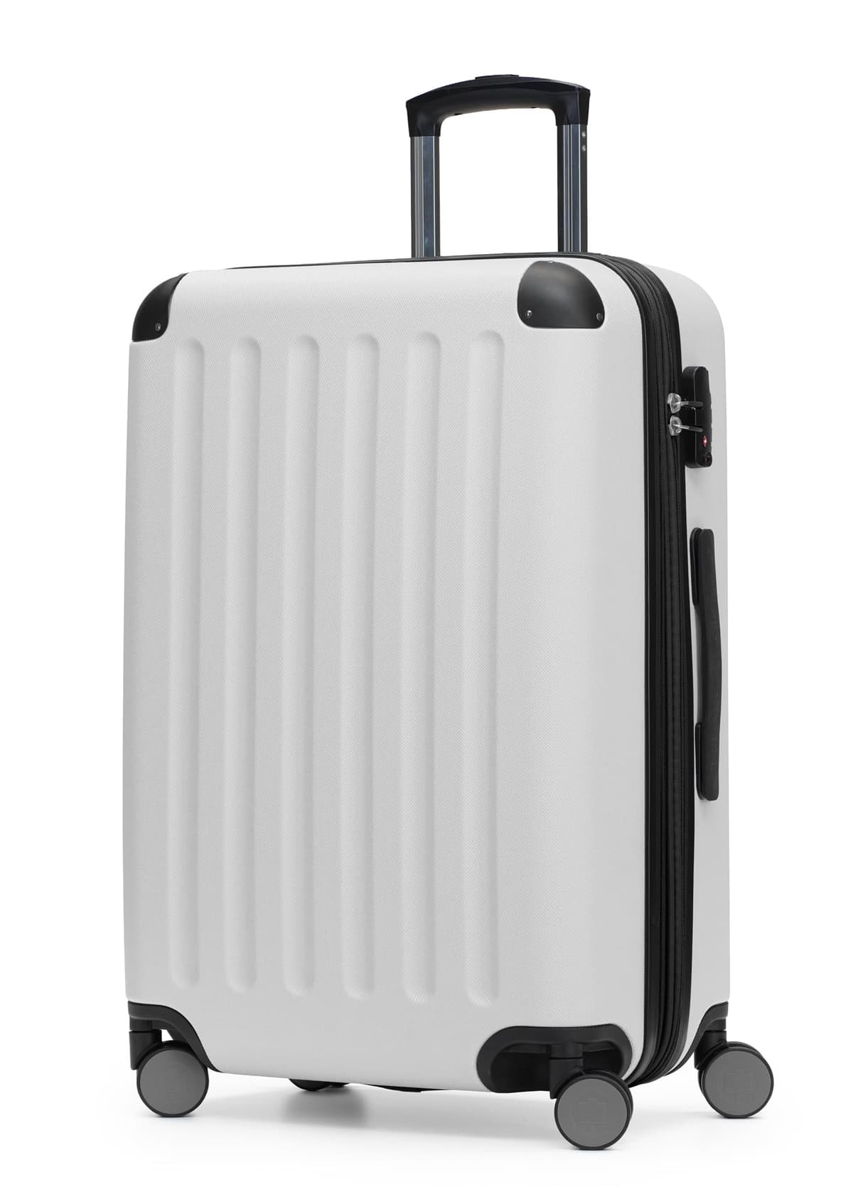 HAUPTSTADTKOFFER - Spree - Equipaje de Mano, Maleta rígida, Trolley expandible, 4 Ruedas Dobles, TSA, 55 cm, 42 litros, Blanco — view 32