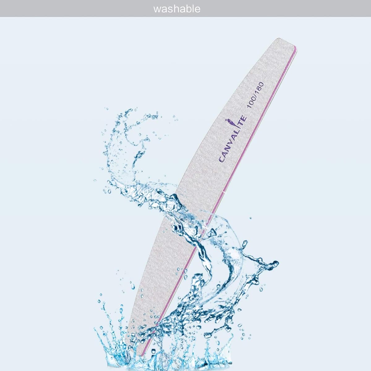 10 PCS Professional Nail Files Double Sided Emery Board(100/180 Grit) Nail Styling Tools Pet Grooming Tools for Home and Salon Use — view 5