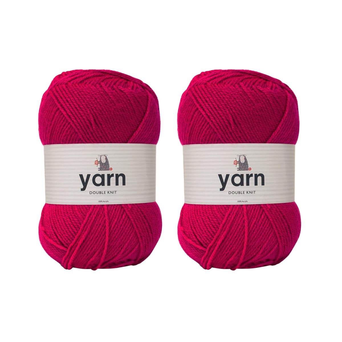 Korbond DK Beige Yarn - 100g Acrylic Wool - Lightweight, Hypoallergenic & Durable Double Knit Crochet Yarn Knitting Wool (290m Total) — view 124