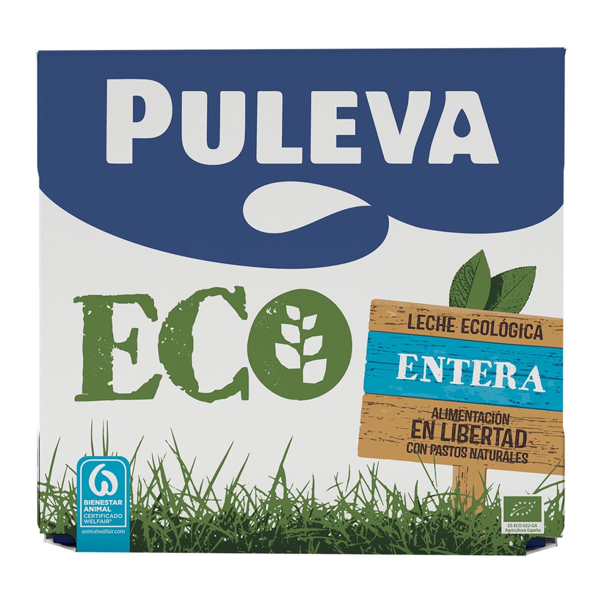 Puleva ECO - Leche Ecológica Entera BIO - Bienestar Animal - Brik UHT Pack 6 x 1L — view 3