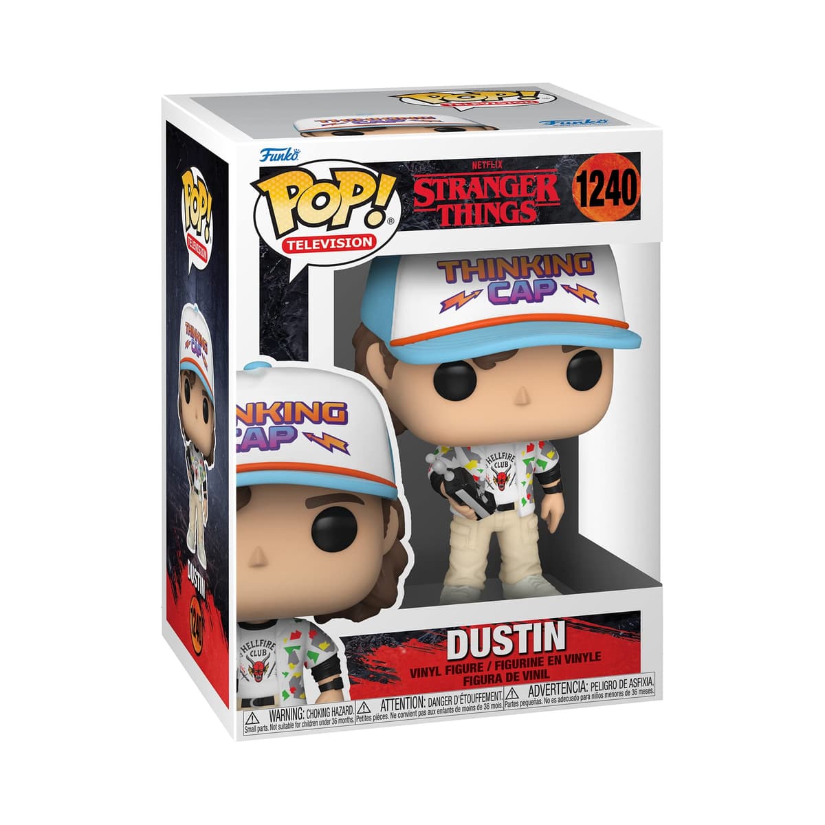 Funko Pop! TV: Stranger Things - Dustin Henderson - Aka Desdentado - Figura de Vinilo Coleccionable - Idea de Regalo- Mercancia Oficial - Juguetes para Niños y Adultos - TV Fans — view 2