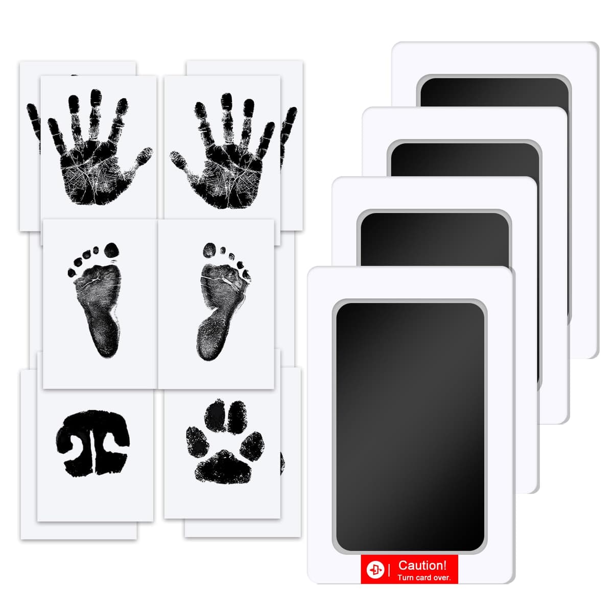 TATUNER Baby Hand and Footprint Kit Inkless - Mess Free Ink Pad, Paw Print Kit for Dogs and Cats, Safe Clean Touch Ink Pads for Newborn Handprints — view 52