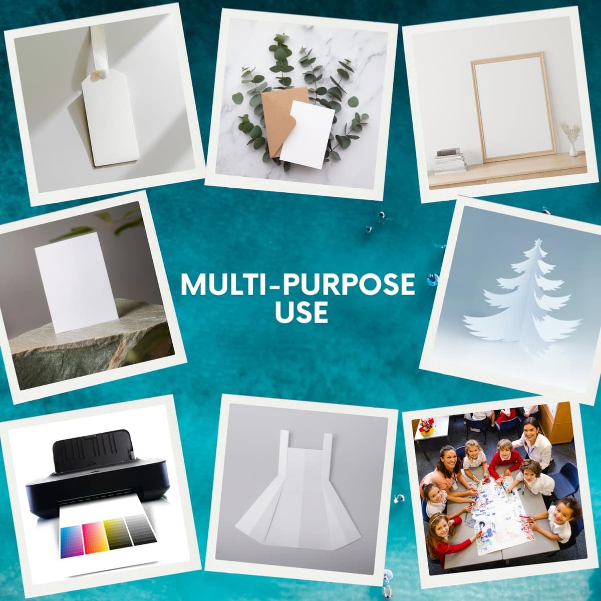 Hawksbill A4 White Card 160Gsm-50 Pack A4 White Cardstock for Printing Card — view 8