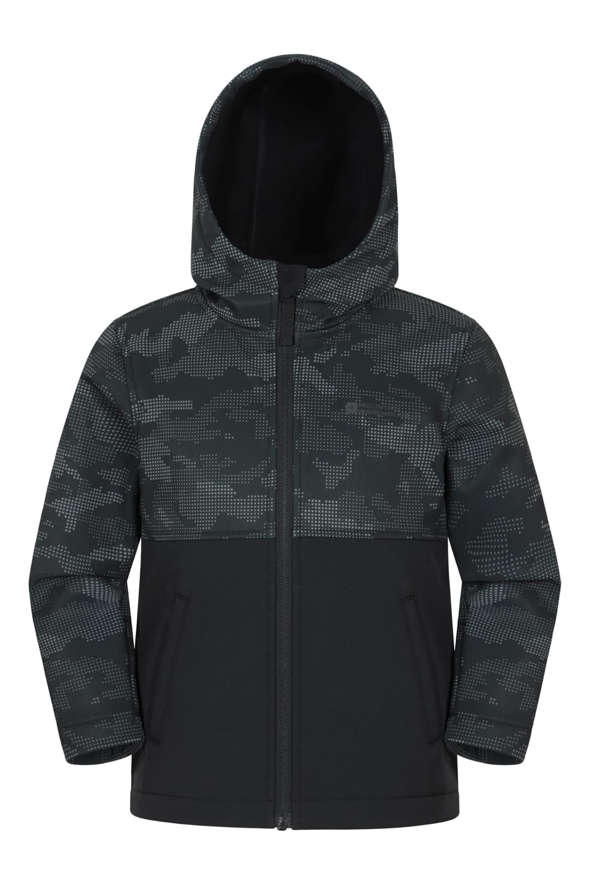 Mountain Warehouse Exodus Kids Softshell Jacket - Breathable, Wind & Water Resistant, Fleece Lined Coat, For Boys & Girls - Best For Sping Summer & Hiking — view 24