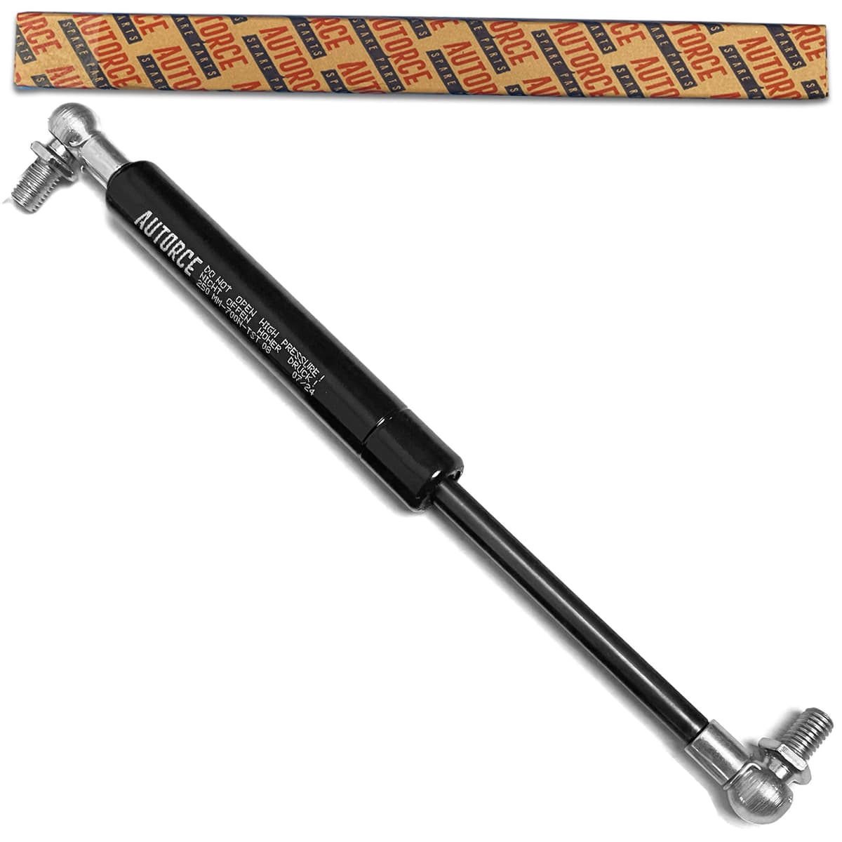 Universal Gas Struts Springs Heavy Duty Shock Absorber With BALL JOINT Heads Force From 100N to 2000N, Open Length From 150MM to 1000MM AUTORCE Lift Support System (300MM, 300 N)