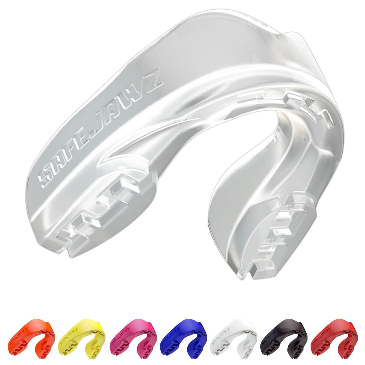 SAFEJAWZ Protector bucal Adultos y niños para Todos los Deportes de Contacto, incluidos Rugby, MMA, Artes Marciales de Kickboxing, Judo, Hockey y Boxeo — view 9