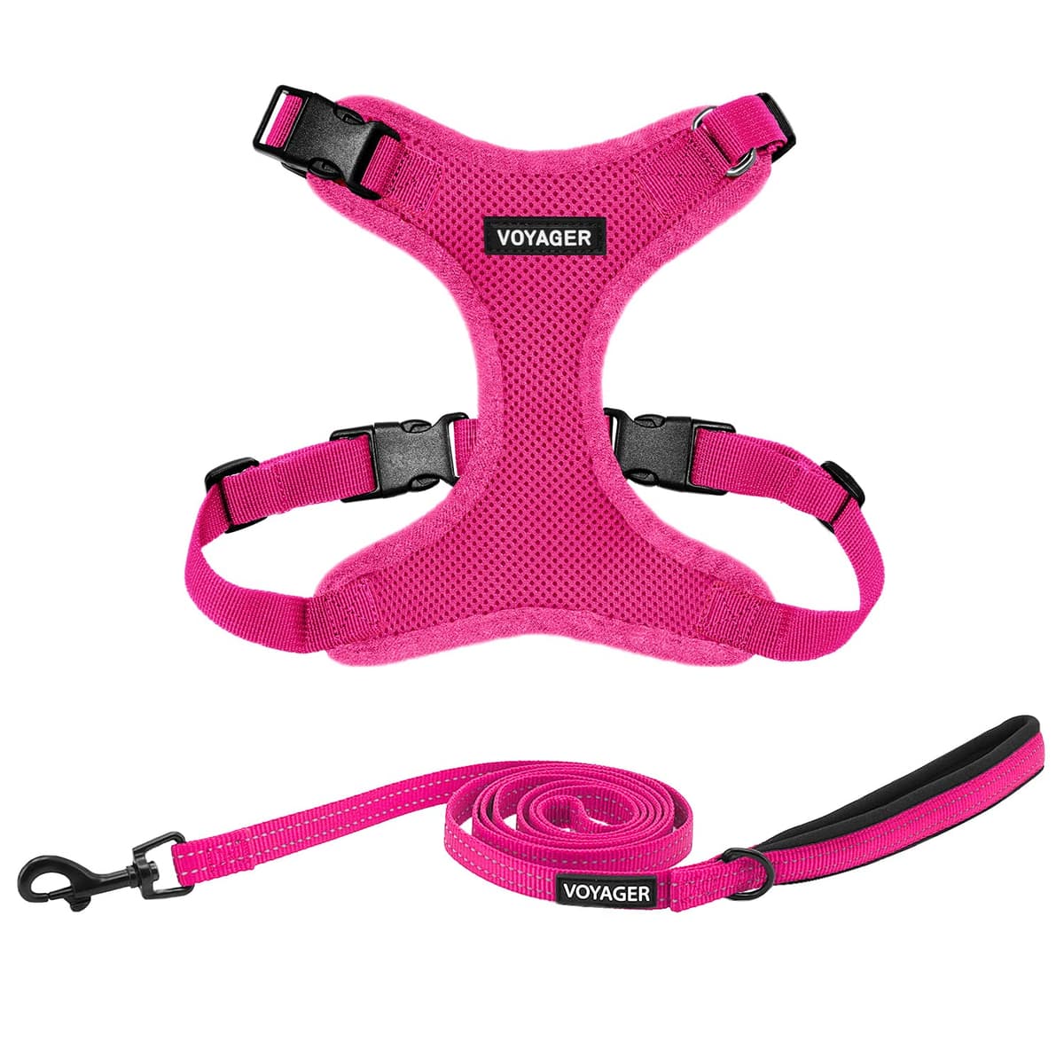 Best Pet Supplies Voyager Step-in Lock Pet Harness – All Weather Mesh, Adjustable Step in Harness for Cats and Dogs Turquoise (Matching Trim), XL (Chest: 22-36") — view 44