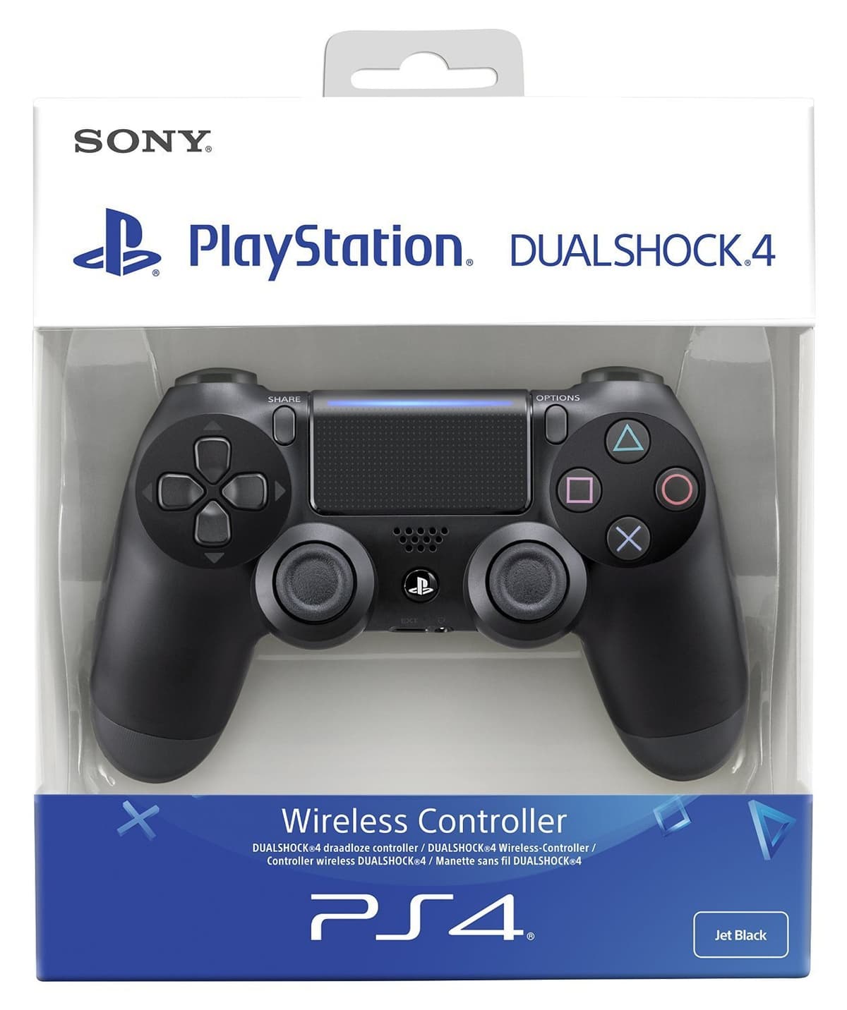 Sony PlayStation DualShock 4 Controller - Black (Renewed) — view 2