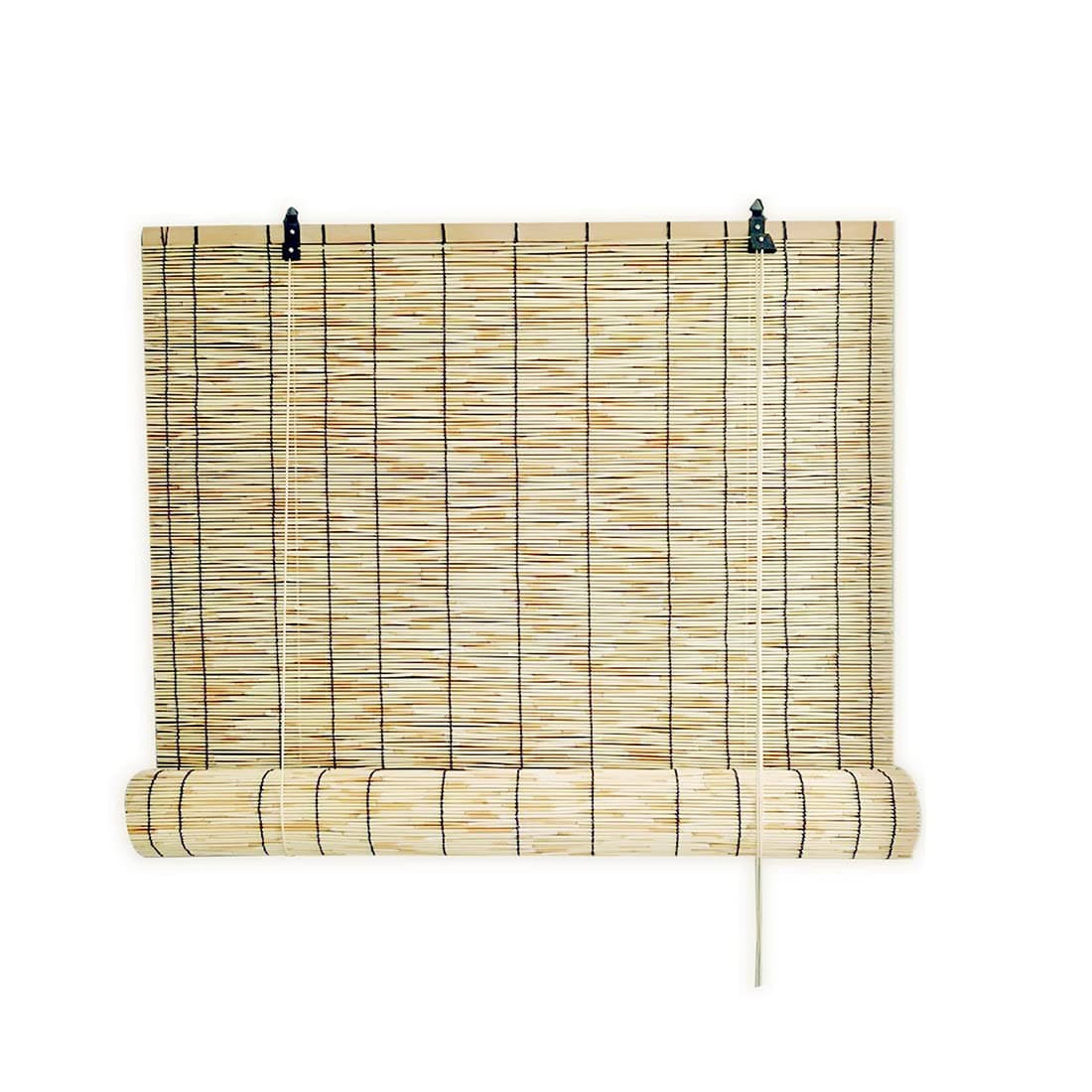 Acomoda Textil – Persiana Enrollable de Bambú Natural para Puertas y Ventanas Decorativa Marrón. Estor Ajustable de Ocultación para Exterior e Interior Protector de Fácil Instalación. (80x160 cm) — view 5
