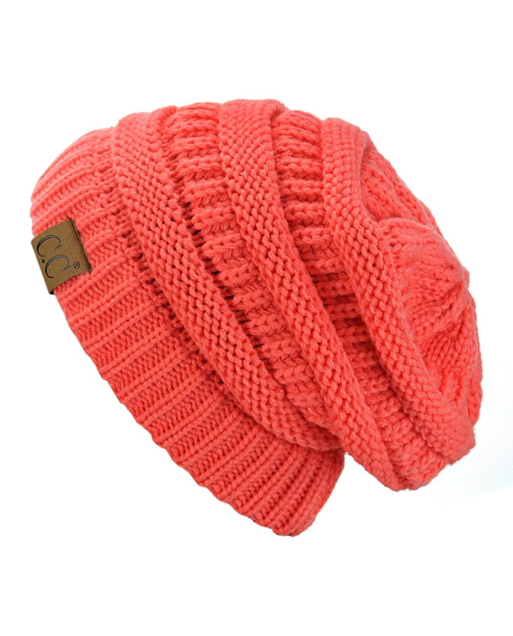 Warm Chunky Soft Stretch Cable Knit Beanie Skully — view 177