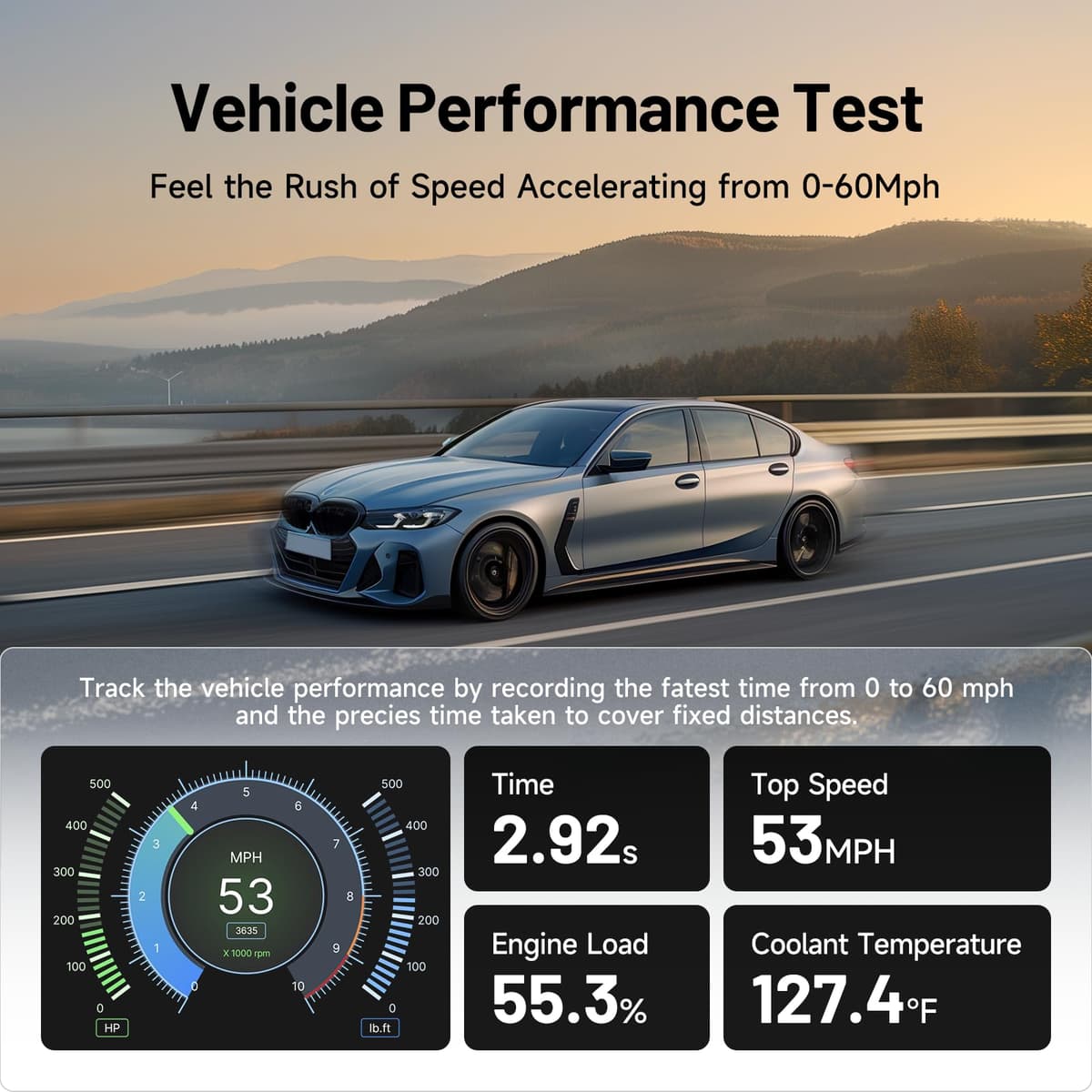TOPDON CarPal A, OBD2 Scanner, All System Diagnosis, Wireless Bluetooth Diagnostic Tool, Vehicle Health Check, Smog Check, Repair Guide, Engine Inspection, Vehicle Performance Test — view 7