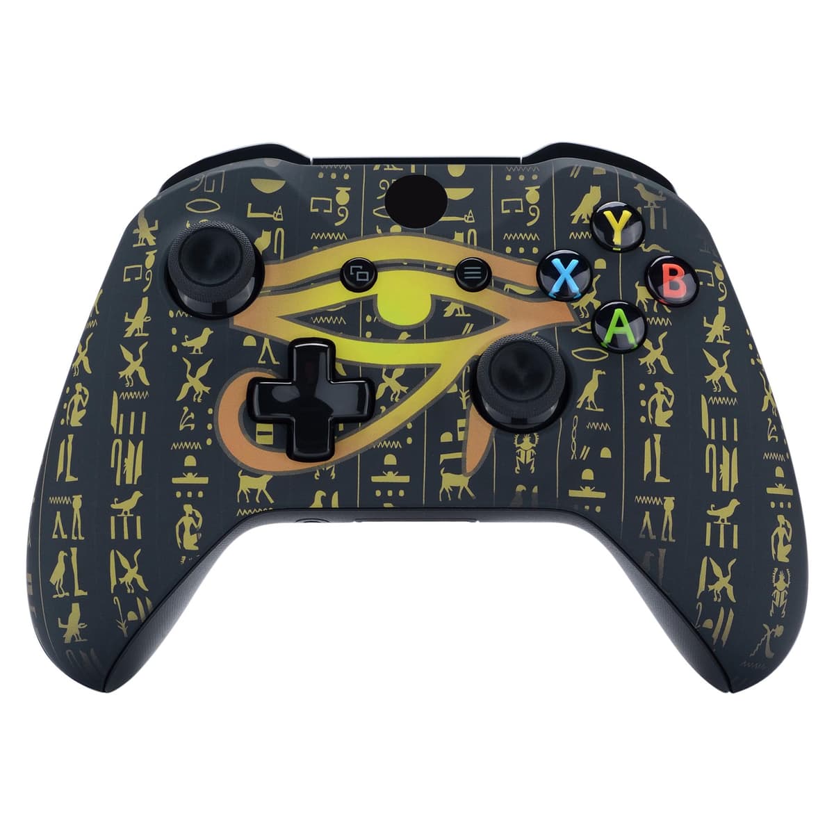 eXtremeRate Carcasa para Xbox One S X Accesorios Funda Delantera Protectora de la Placa Frontal Cubierta Antideslizante para Xbox One X S Control-Model 1708 (Origen del Caos) — view 23