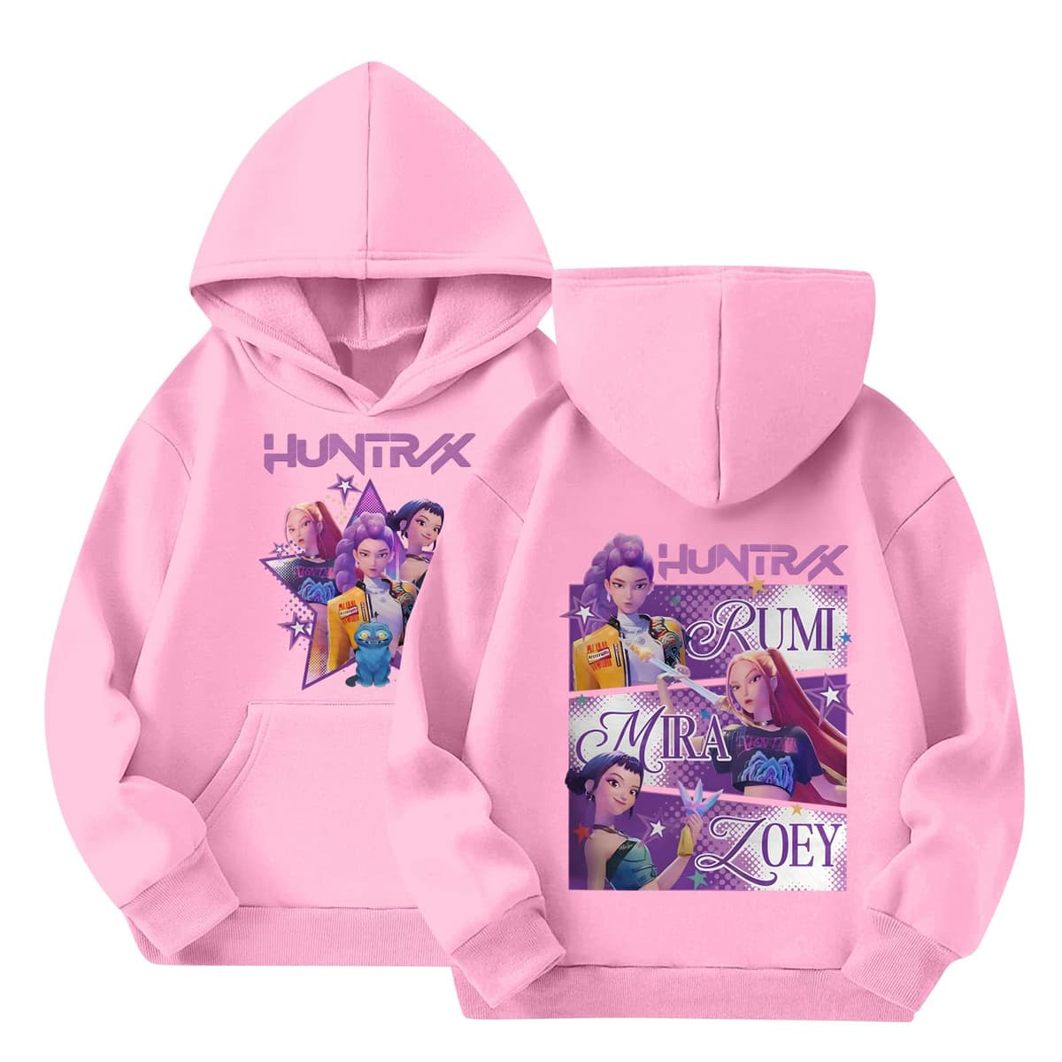 Genérico Sudadera KPOP Niña,2026 Carnaval Sudadera con Capucha Moda Anime con Estampada de música Manga Larga Sudaderas Cómodo Y2K para Niña de 2 a 14 Años