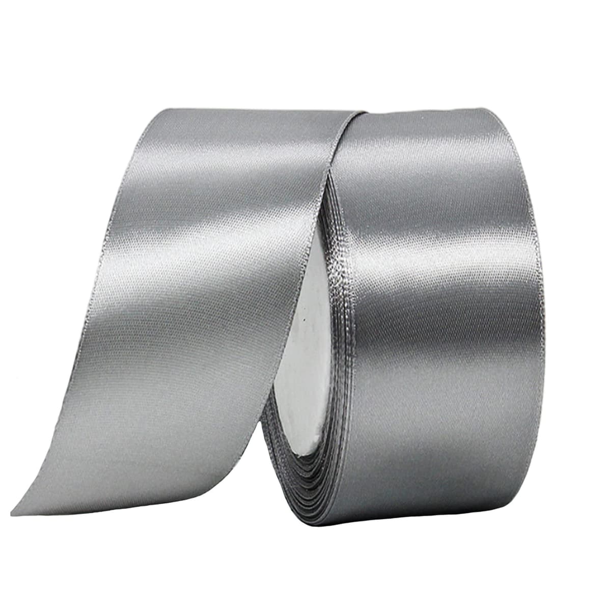 40mm Wide White Ribbon Thick Wedding Car Ribbon 22m, 1.5 inch Thick White Satin Ribbon for Gift Wrapping Wedding Car Christmas Birthday Cake Hair Bow Florist Bouquet Crafts Decorations — view 33