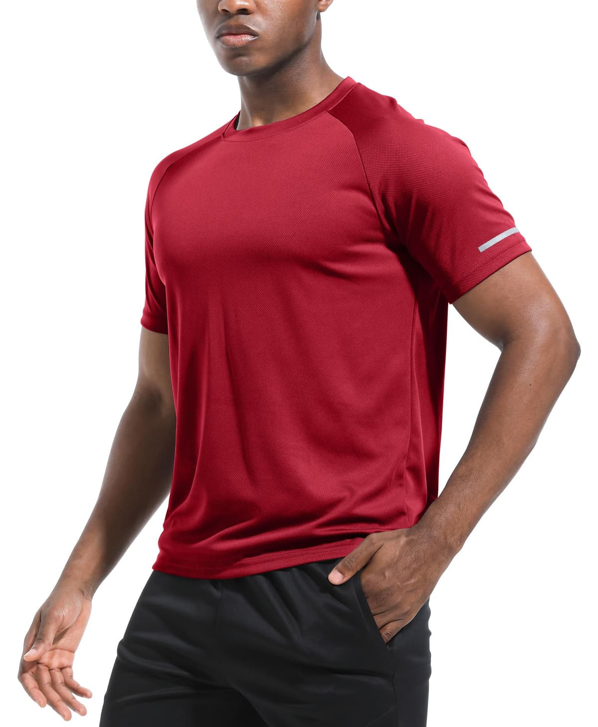Boyzn 1, 3, 5 or 7 Pack Men's Workout Running Shirts, Dry Fit Moisture Wicking T-Shirt, Gym Athletic Short Sleeve Tee Shirts — view 2