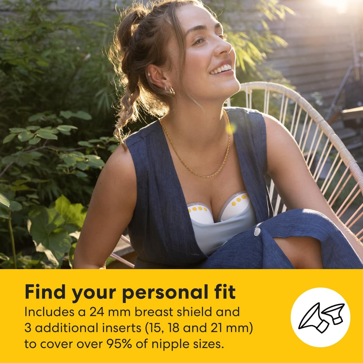 Medela Motion InBra Wearable Electric Breast Pump + Storage Bag – Highly efficient, Designed for Dependable Performance and Comfort. Hassle-Free handling & discreetness — view 9