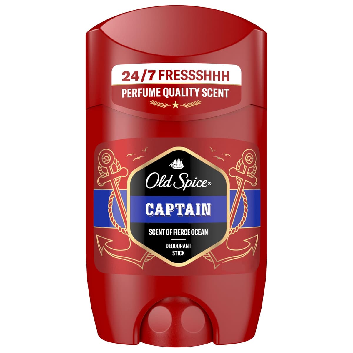 Old Spice Captain Desodorante En Barra Para Hombres 4x50 ml, Fresco 24 Horas, Todos Los Días Con Uso Diario, Perfume Duradero, Protección Contra El Mal Olor, 0% Sales De Aluminio — view 2