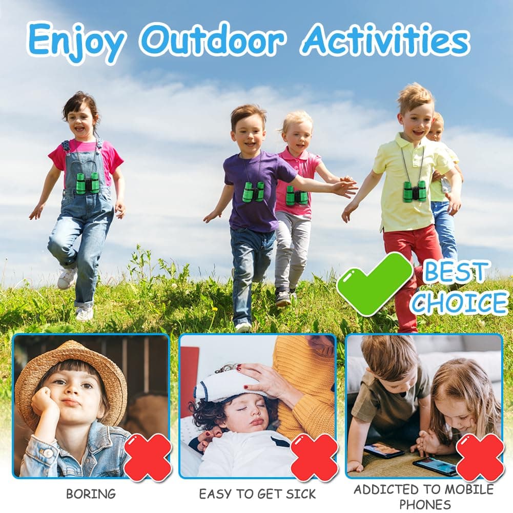 OSDUE Kids Telescope - 4x30 High Resolution Binoculars for Kids' Educational Learning and Outdoor Sports Play, Gifts for Age 3-12 Boys and Girls — view 5