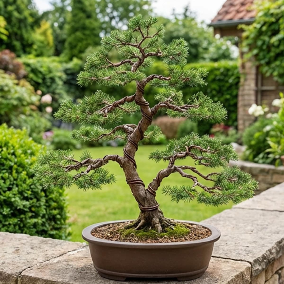 Alambre de aluminio para entrenamiento de bonsái de 5 m, color marrón, multitamaño, de aluminio anodizado, alambre de entrenamiento para bonsái, línea de entrenamiento para bricolaje, herramientas de — view 5