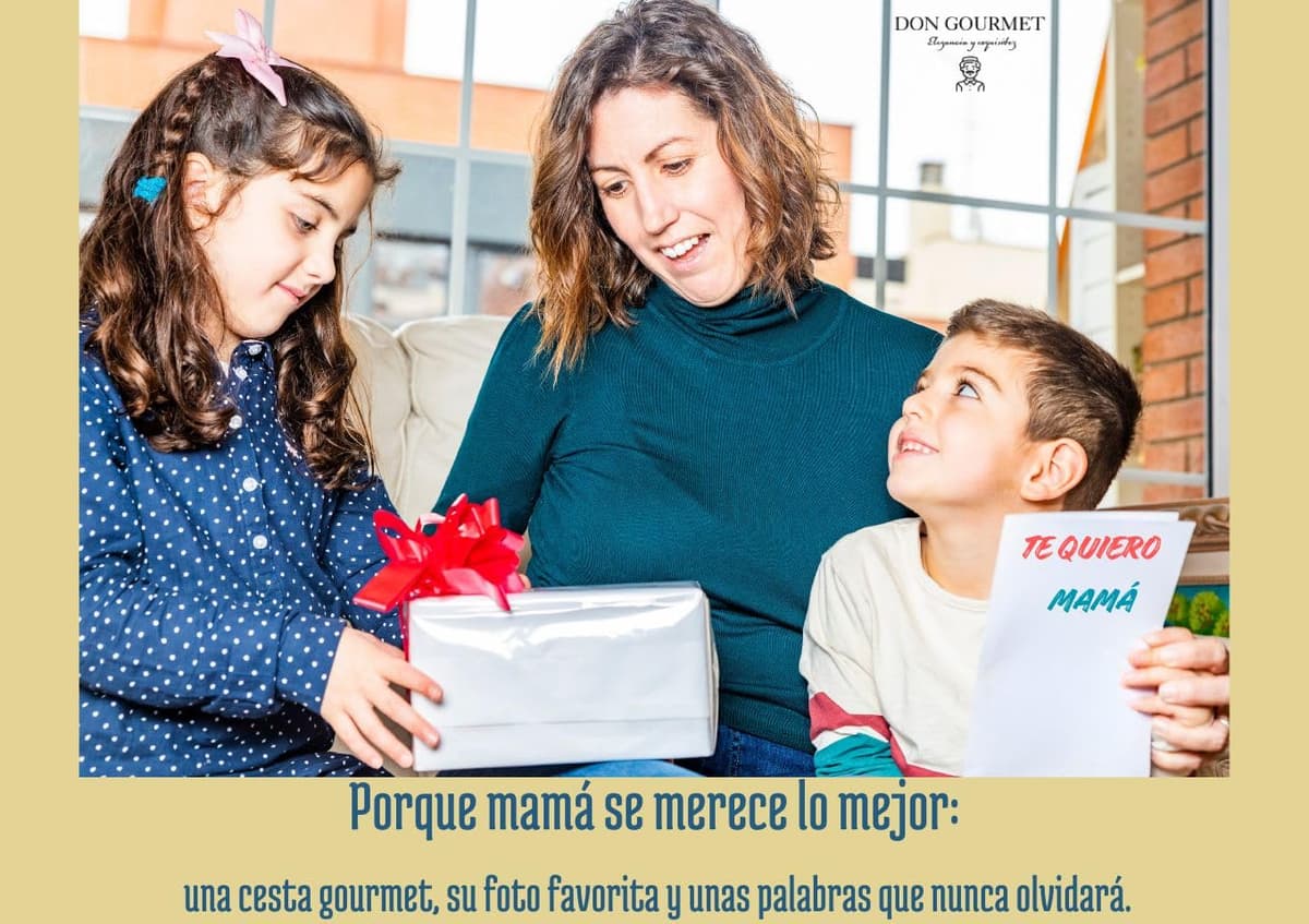 DON GOURMET, Cesta Gourmet para Regalar, Personalizable, Queso curado, jamón ibérico, chorizo ibérico, lote embutidos ibéricos, aceite de oliva, pack ibéricos, Regalo Día de la Madre. (CESTA 6) — view 5