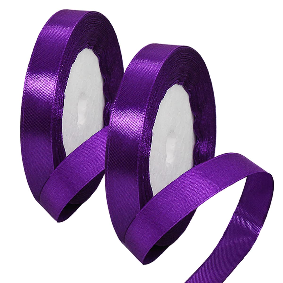 40mm Wide White Ribbon Thick Wedding Car Ribbon 22m, 1.5 inch Thick White Satin Ribbon for Gift Wrapping Wedding Car Christmas Birthday Cake Hair Bow Florist Bouquet Crafts Decorations — view 70