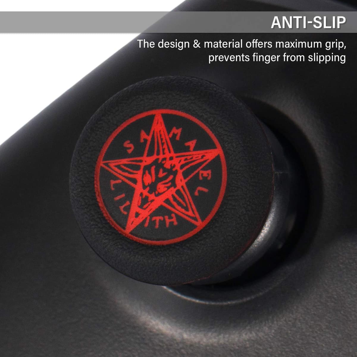FPS Thumbstick Extender & Printing Rubber Silicone Grip Cover 2 Sets for Xbox Series X/S & Xbox One Controller (Demon Circle) — view 5