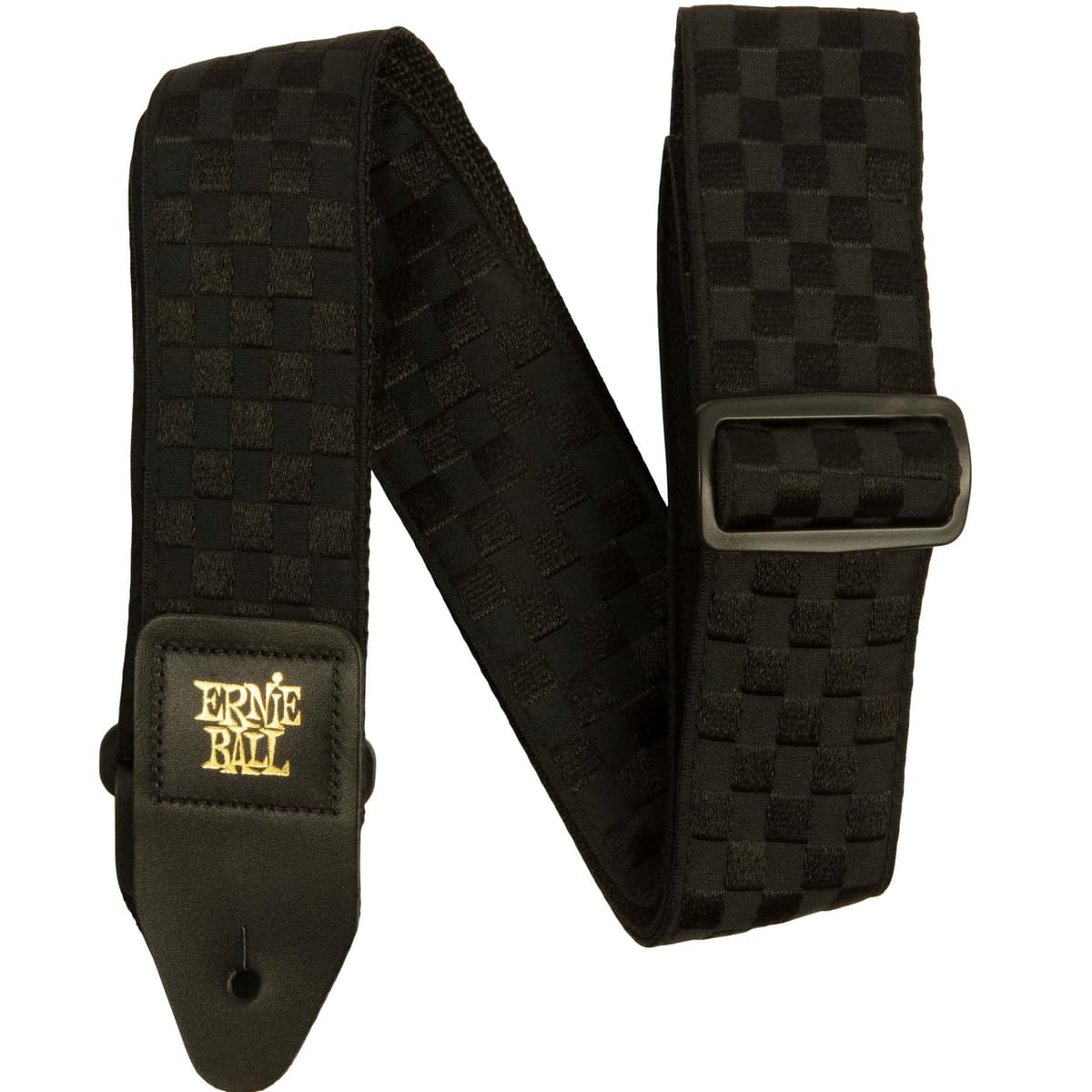 Ernie Ball - Correa para guitarra, Jacquard, diseño de Black Checkers