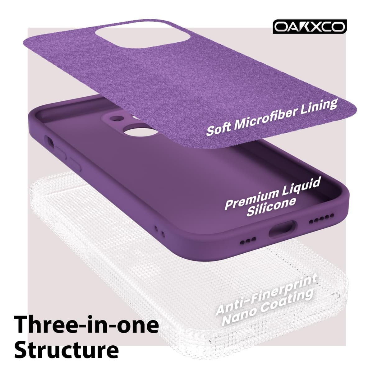oakxco for iPhone 17 Pro Max Phone Case Liquid Silicone, Cute Thin Slim Grip Soft Rubber Gel for Women Men, Smooth Matte TPU Plain Solid Color Girly Simple Case with Camera Cover, Light Pink — view 2024
