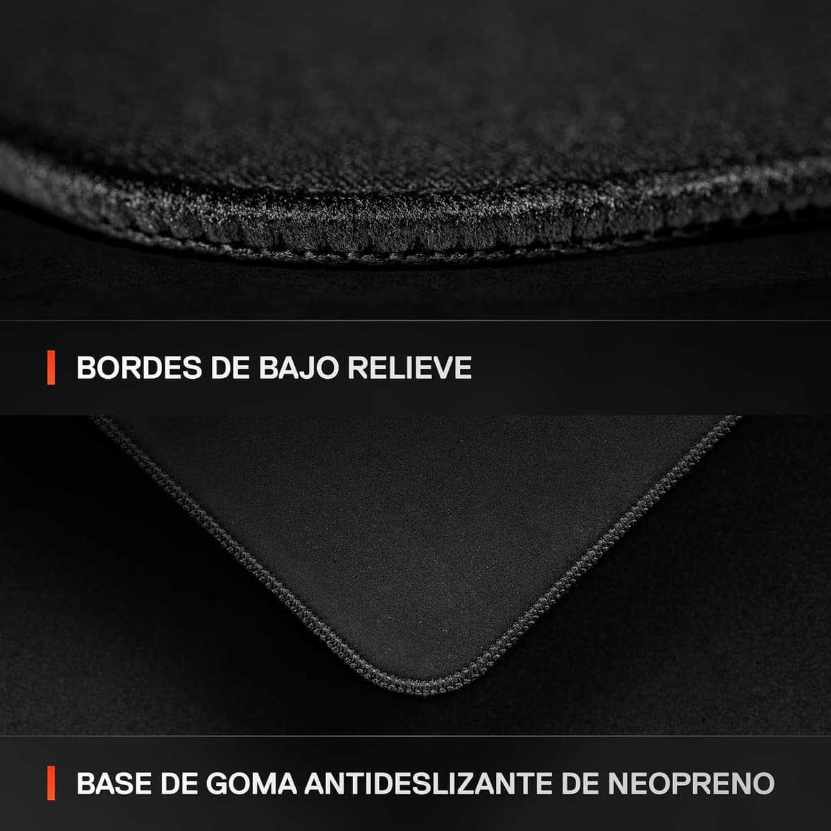 SteelSeries QcK L Performance Balance Mat - Density and Slip - Smooth Stitching - Neoprene Base - 490x420mm - FPS/MOBA/RTS/MM — view 4