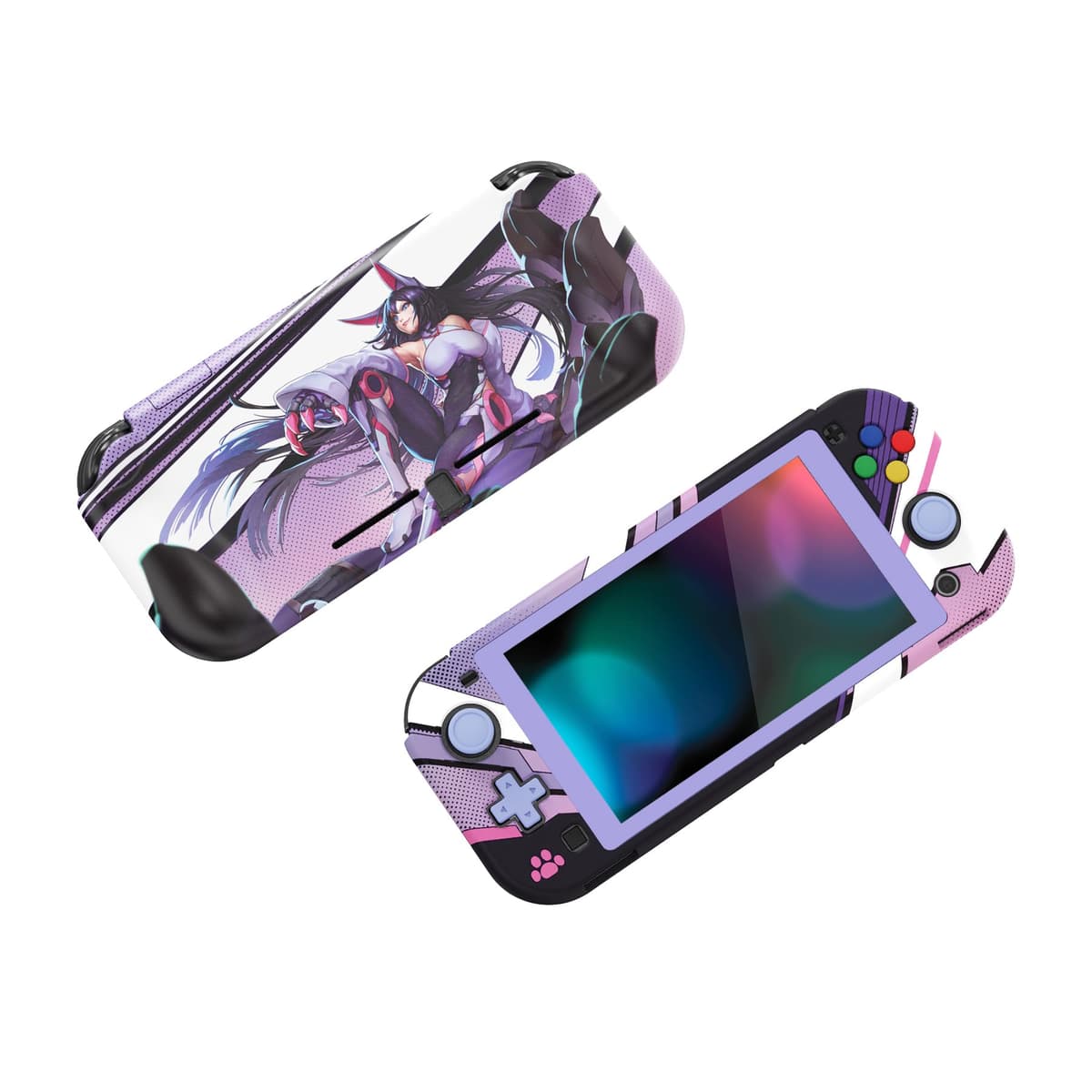 playvital ZealProtect Protective Case for Nintendo Switch Lite, Hard Shell Grip Cover for Nintendo Switch Lite w/Screen Protector & Thumb Grip Caps & Button Caps - Antique Yellow — view 42