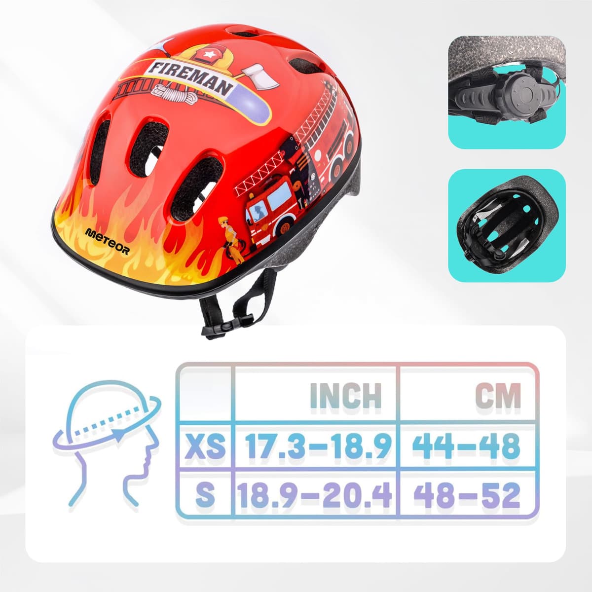 Casco Bicicleta para Niñas y Niños - Helmet Infantil de Bici para Ciclismo MTB Road Race Montaña BMX Carretera y Actividad Ciclista - Rolerskate Patines — view 4
