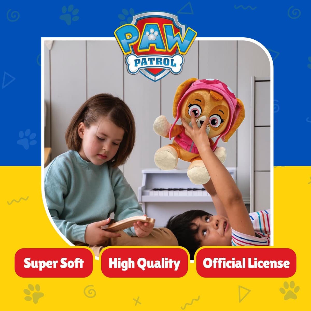 TY Skye Paw Patrol Soft Plush Toy for Kids, Cuddly Teddy, Collectible Stuffed Toy, Beanie Babies Range, Regular — view 2