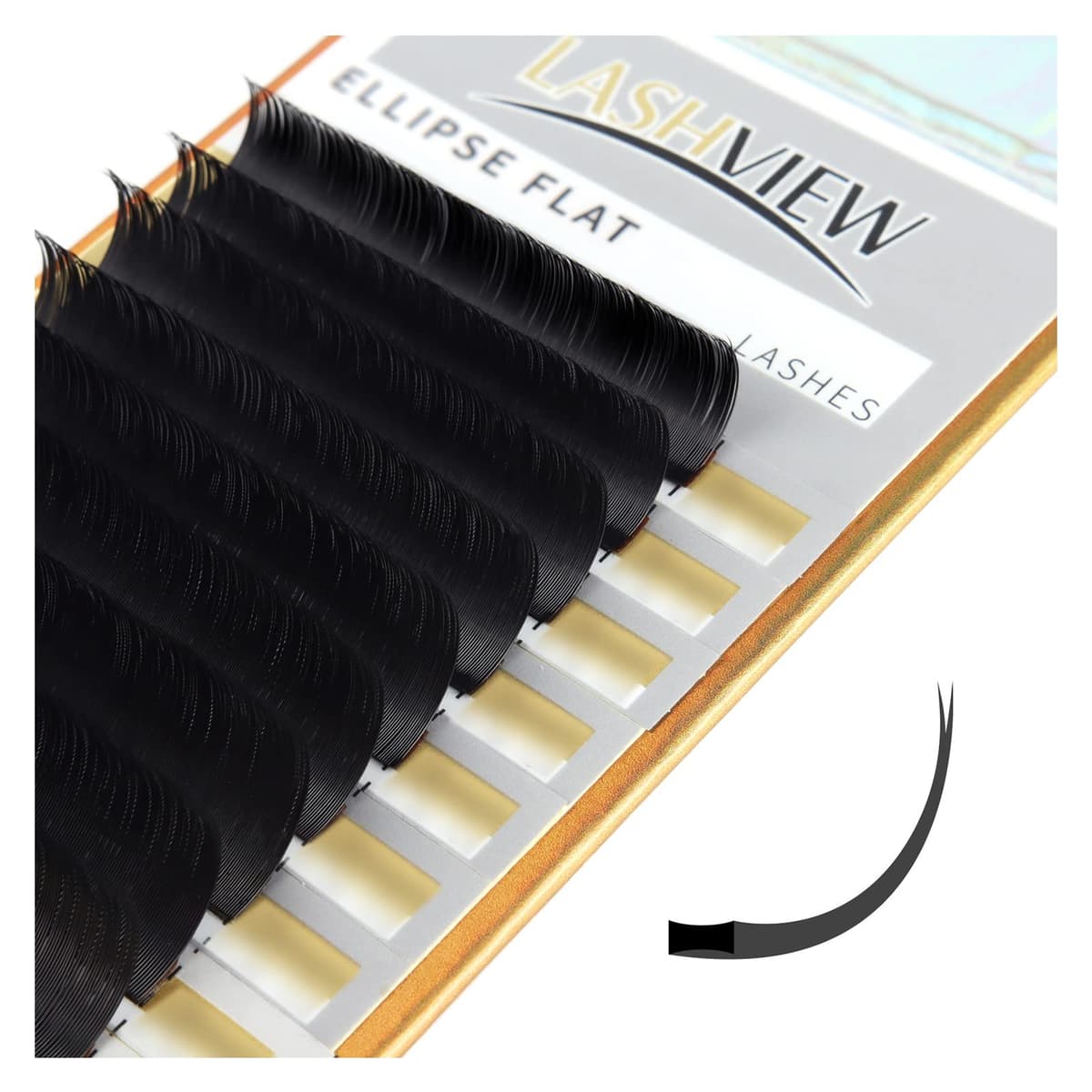 LASHVIEW Self Adhesive Lashes Clusters Eyelashes, 5+ Days Wear Press-on Lashes 10-16mm Individual Lash Extension Kit with Tweezers, No Glue Needed Natural DIY Kit (ZNF23) — view 8
