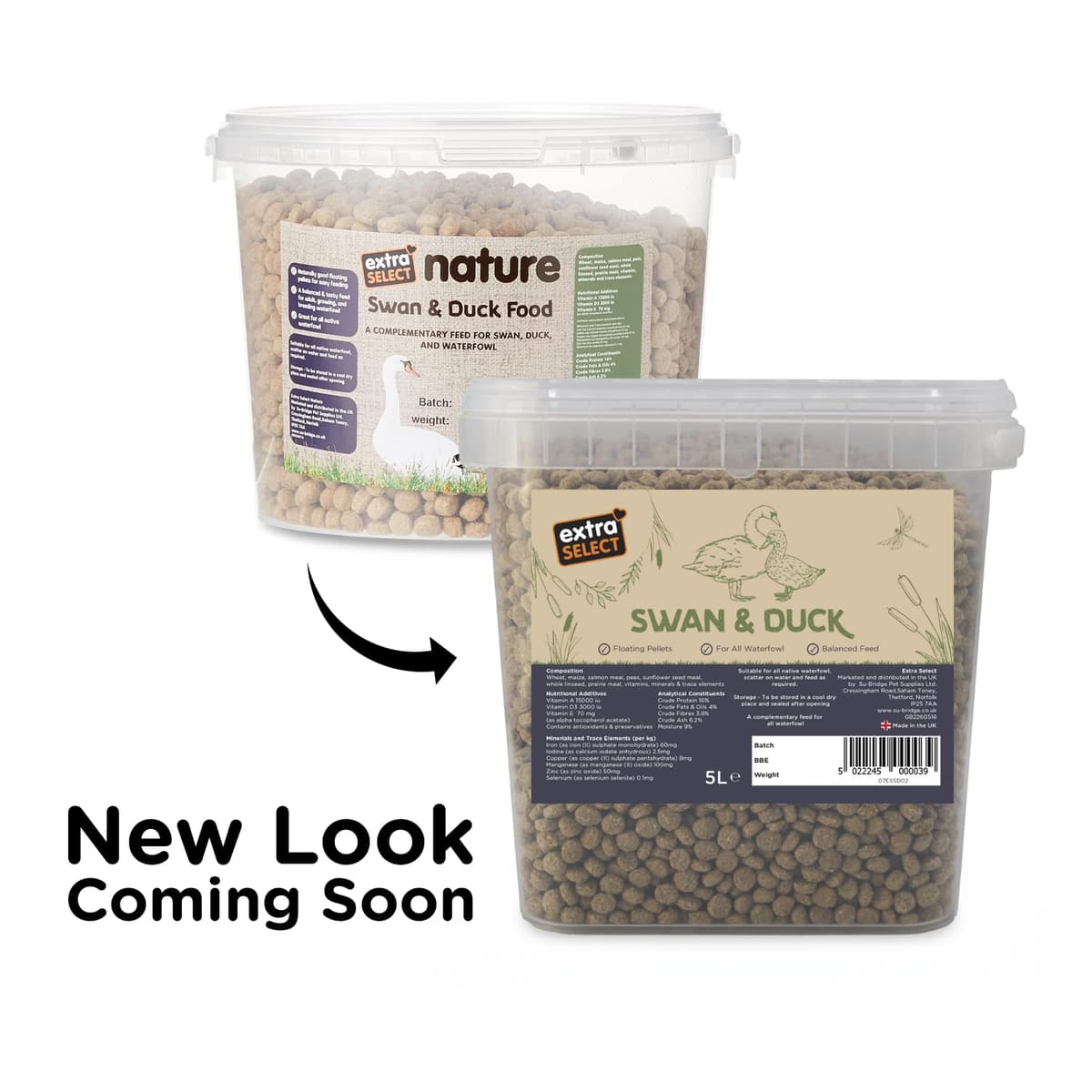 Extra Select Premium Floating Swan and Duck Feed, 5 Litre — view 2