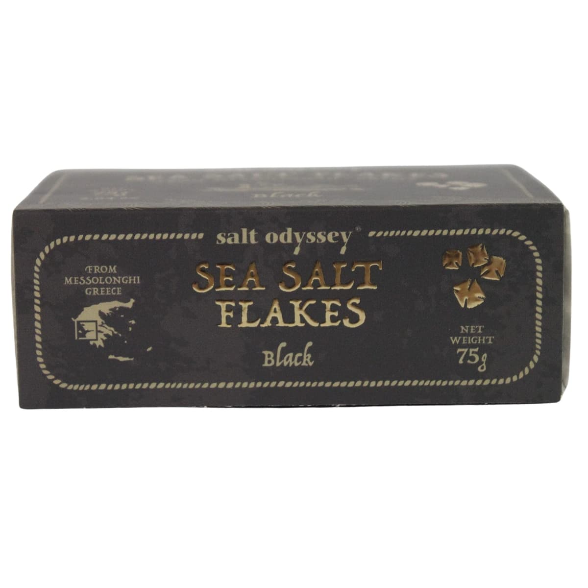 Salt Odyssey Escamas de Sal Marina Negras, Paquete de 3 x 75 g (Total: 225 g) — view 3