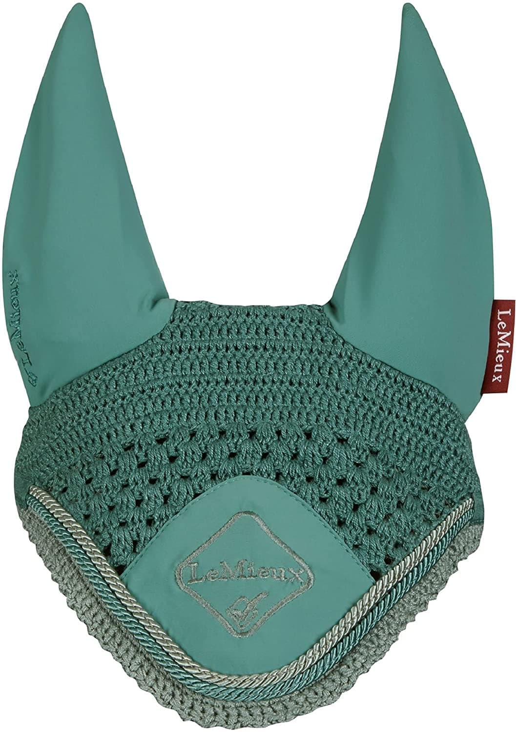 LeMieux Classic Crochet Fly Hood with Comfortable Lycra Ears - Sport Horse Wear for Competitive Rider