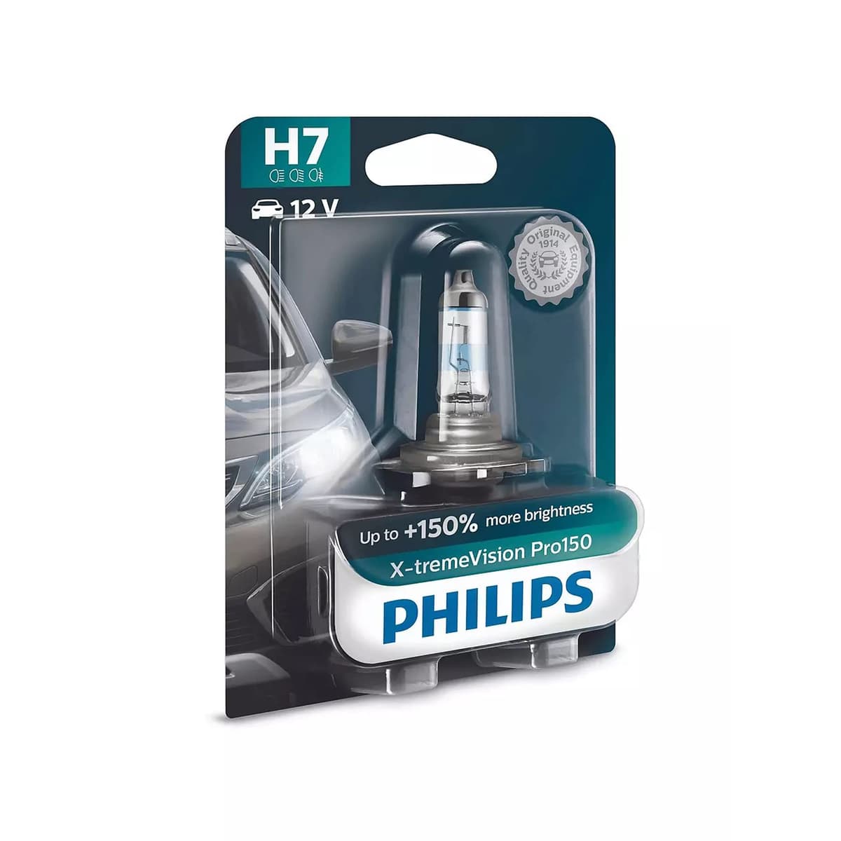 Philips X-tremeVision Pro150 H7 bombilla faros delanteros +150%, Halógena, paquete doble — view 3