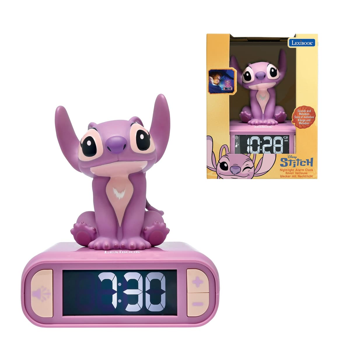 LEXIBOOK Reloj Despertador del Unicornio, Pantalla LCD Digital y luz de Noche integrada, quitamiedos niña-RL800UNI, Color Rosa (RL800UNI), Color/Modelo Surtido — view 21