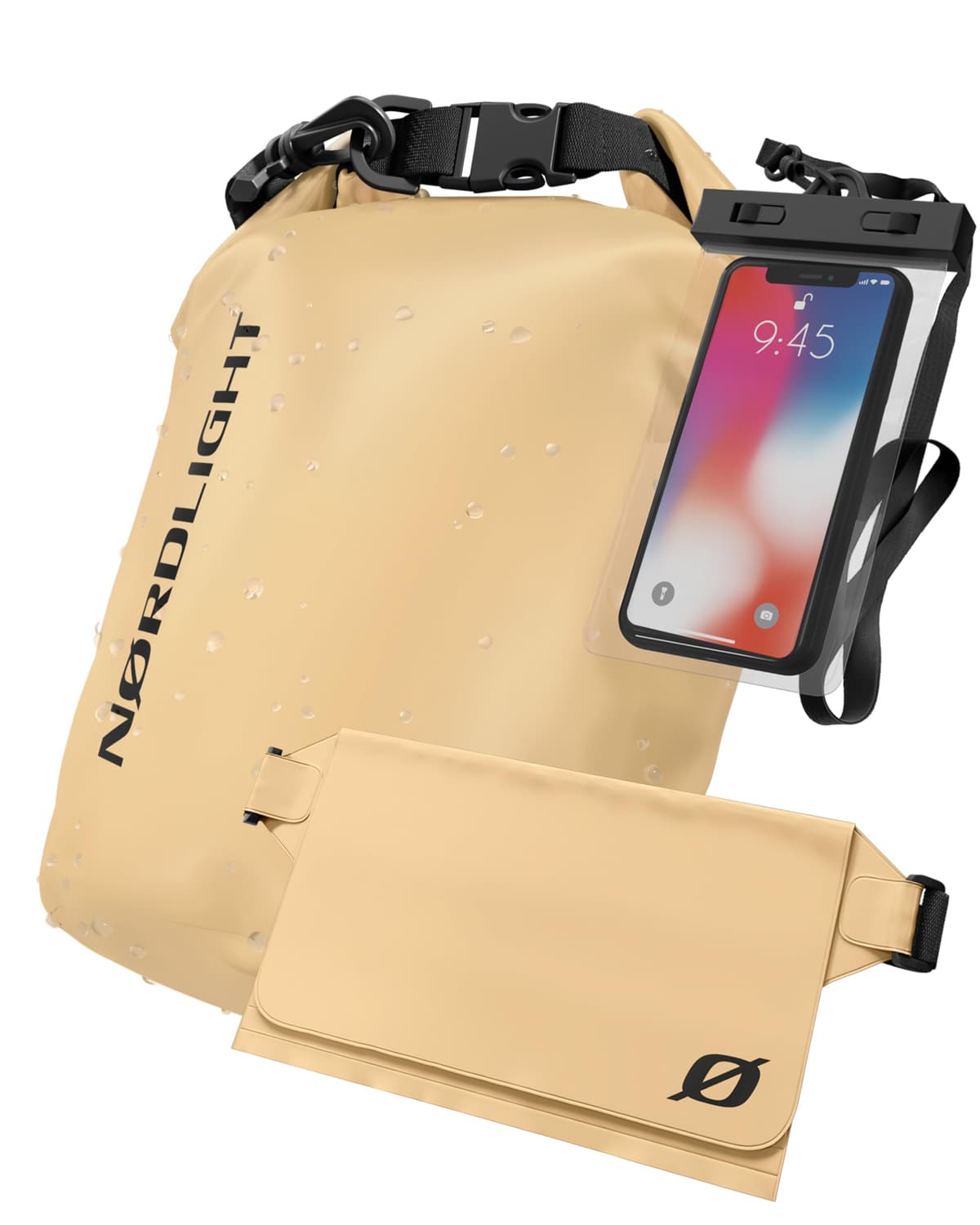 Nordlight Mochila Impermeable Roll Top 25L - Hybrid 25" | Bolsa Seca Con Compartimento Para Portátil De 15 Pulgadas, Bolsillos Exteriores E Interiores, Sistema De Transporte Acolchado — view 39