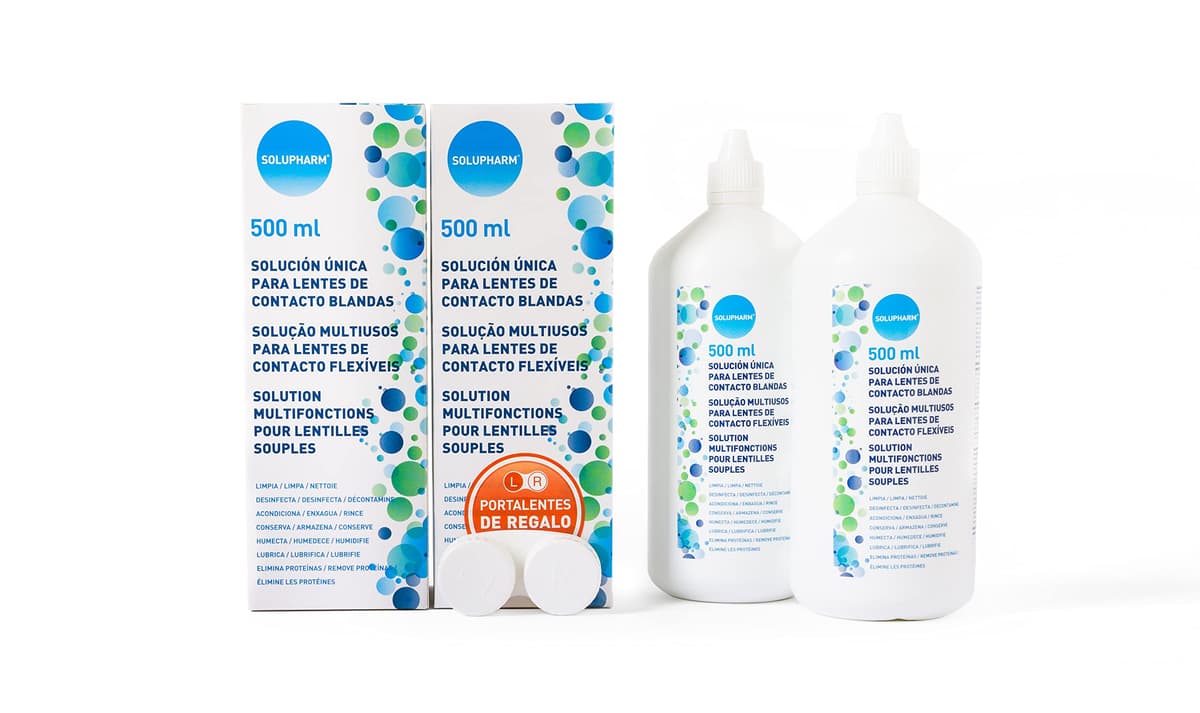 Solupharm Solución Única para Lentes de Contacto Blandas ,360 ml (Paquete de 2) — view 6
