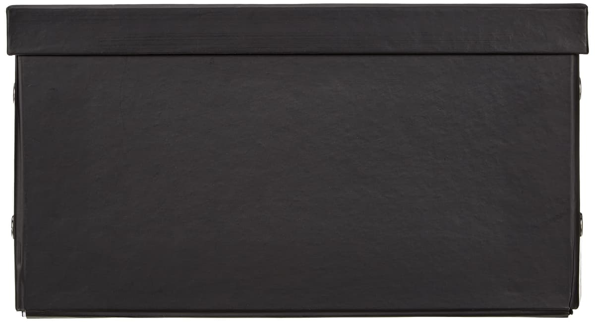 Zeller 17938 Caja de Almacenaje, Cardboard, Negro, 16.5x28x15 cm — view 4