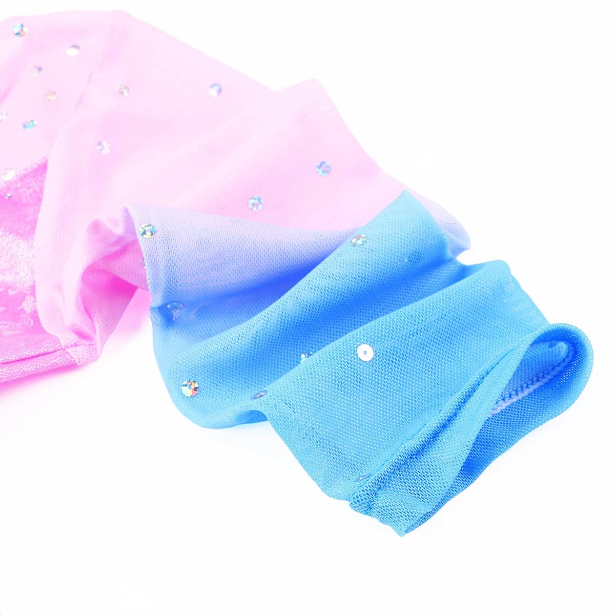 Niña Maillots de Gimnasia Mangas Largas con Lentejuelas en Tul — view 4