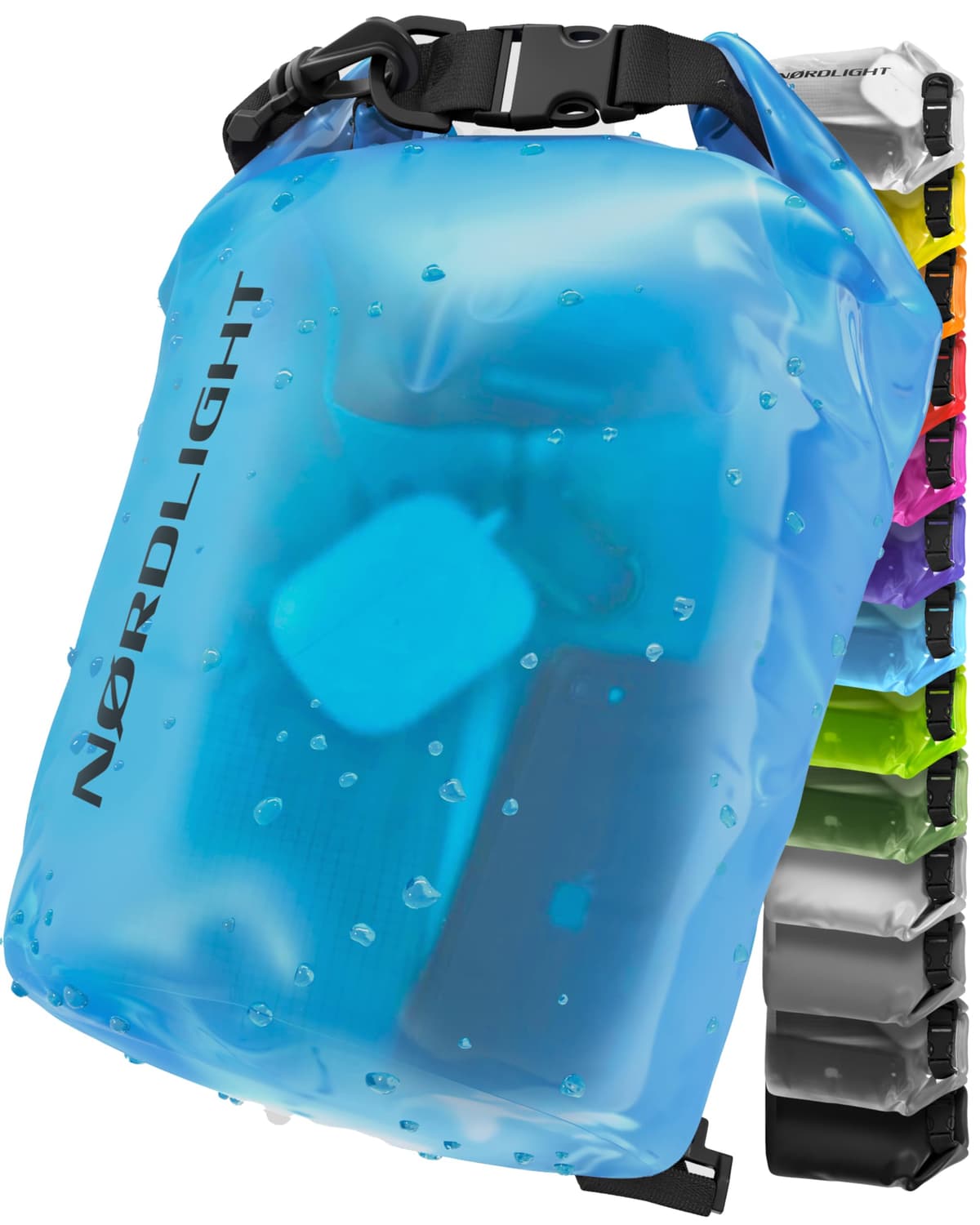 Nordlight Mochila Impermeable Roll Top 25L - Hybrid 25" | Bolsa Seca Con Compartimento Para Portátil De 15 Pulgadas, Bolsillos Exteriores E Interiores, Sistema De Transporte Acolchado — view 23
