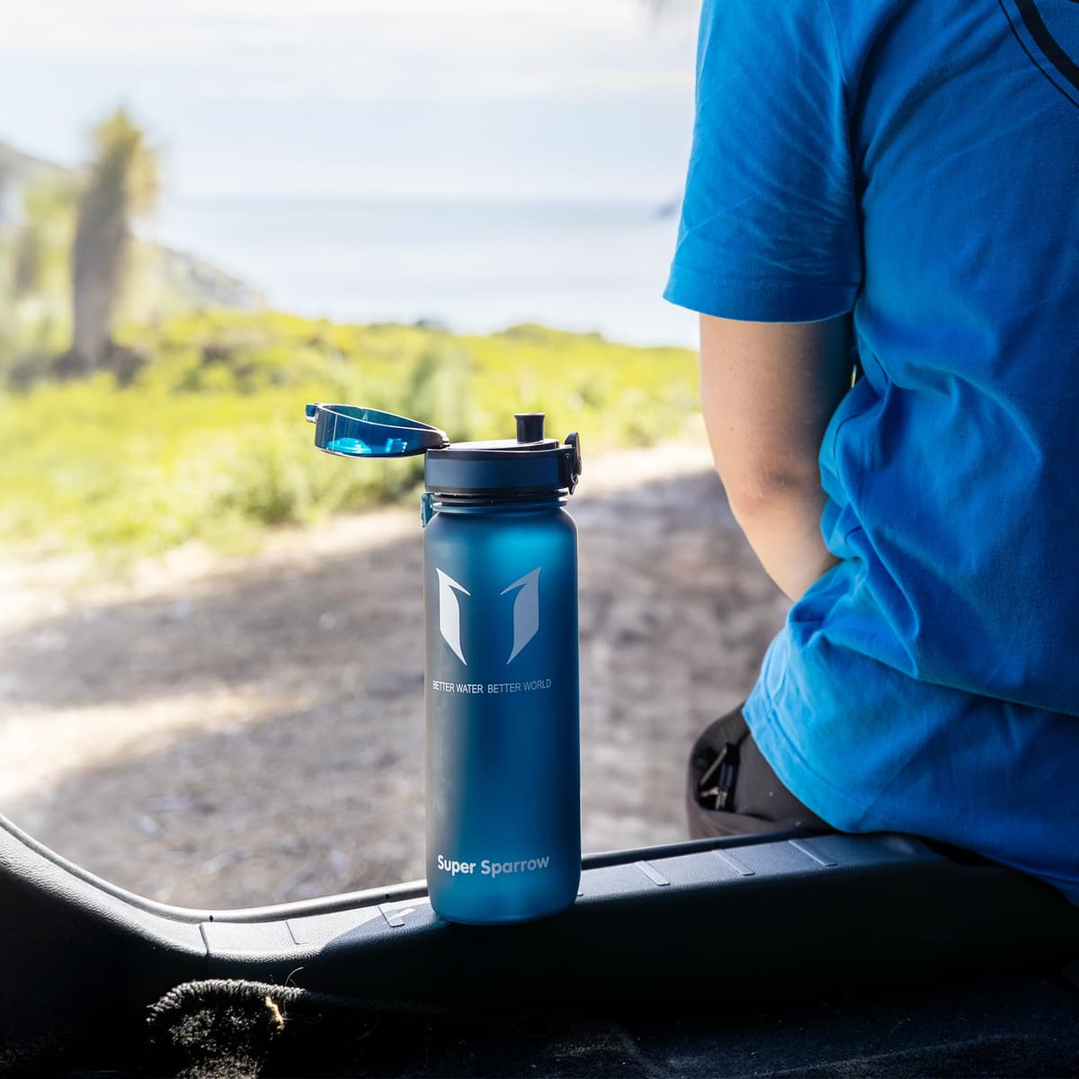 Super Sparrow Botella de Agua Deportiva -350ml & 500ml & 750ml & 1000ml - Sin BPA — view 4