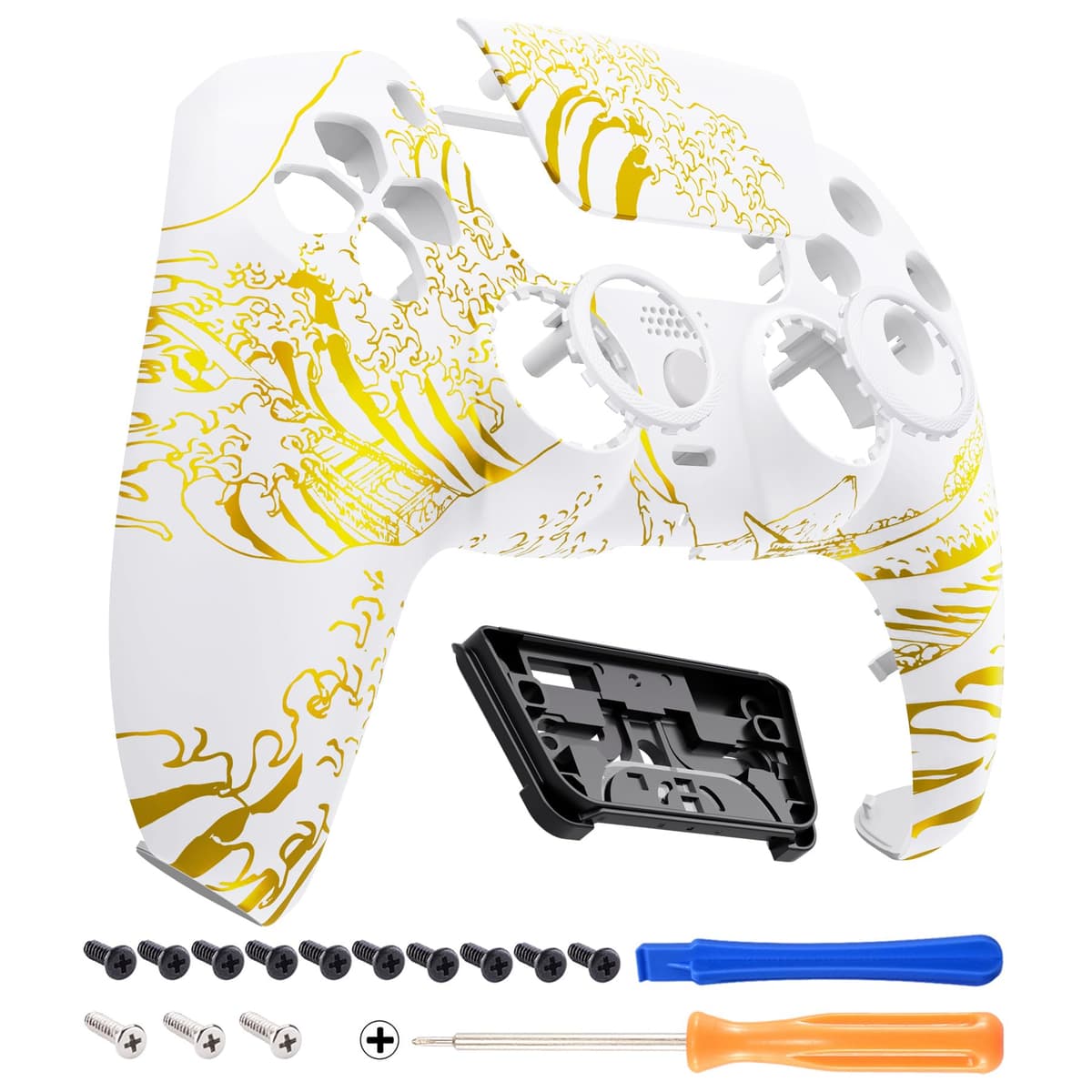 eXtremeRate Luna Rediseñado Carcasa Frontal con Panel Táctil Compatible con ps5 BDM-010 BDM-020 BDM-030 BDM-040 Carcasa Delantera Placa Frontal Funda Portectora Compatible con ps5(Efectivo de $100) — view 15