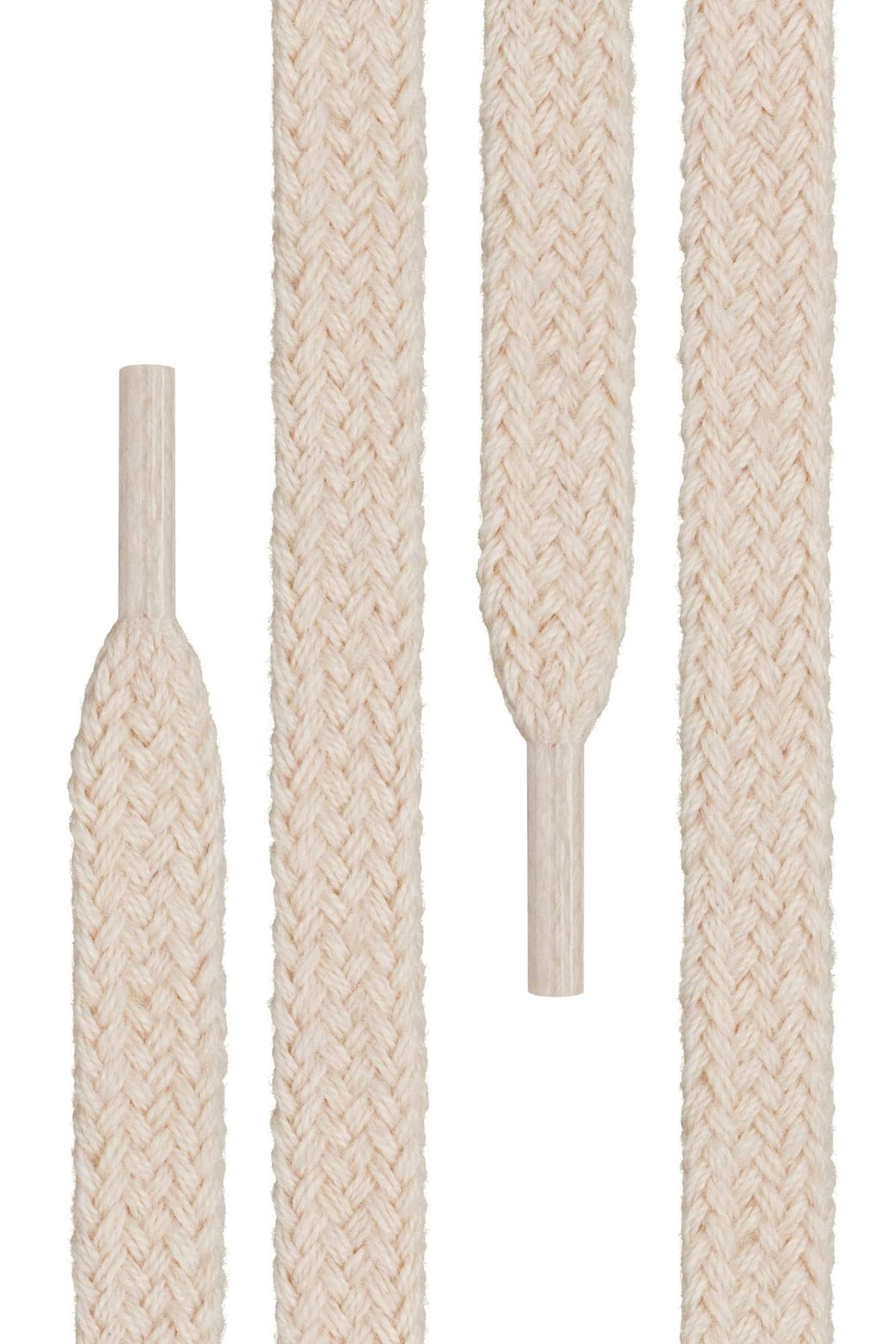 Di Ficchiano - Cordones planos de algodón 100% para zapatillas y calzado deportivo, muy resistentes, aprox. 7 mm de ancho, 45-200 cm de longitud, fabricado en Europa — view 2