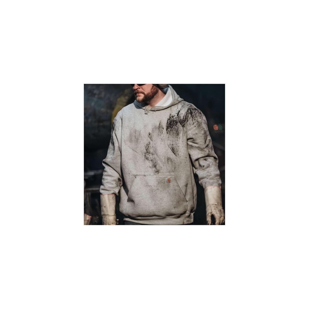 Carhartt Workwear Kapuzenpullover Hoodie Original Fit mit Ärmellogo — view 3