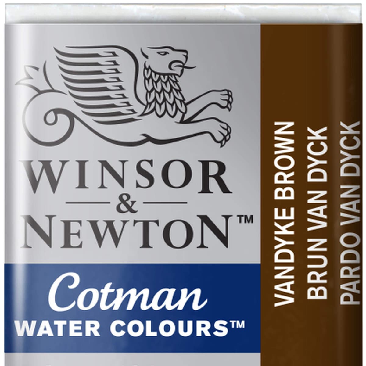 Winsor & Newton Cotman Acuarela En Pastilla, Grís De Payne, 1,9x1,6x1,1 cm — view 12