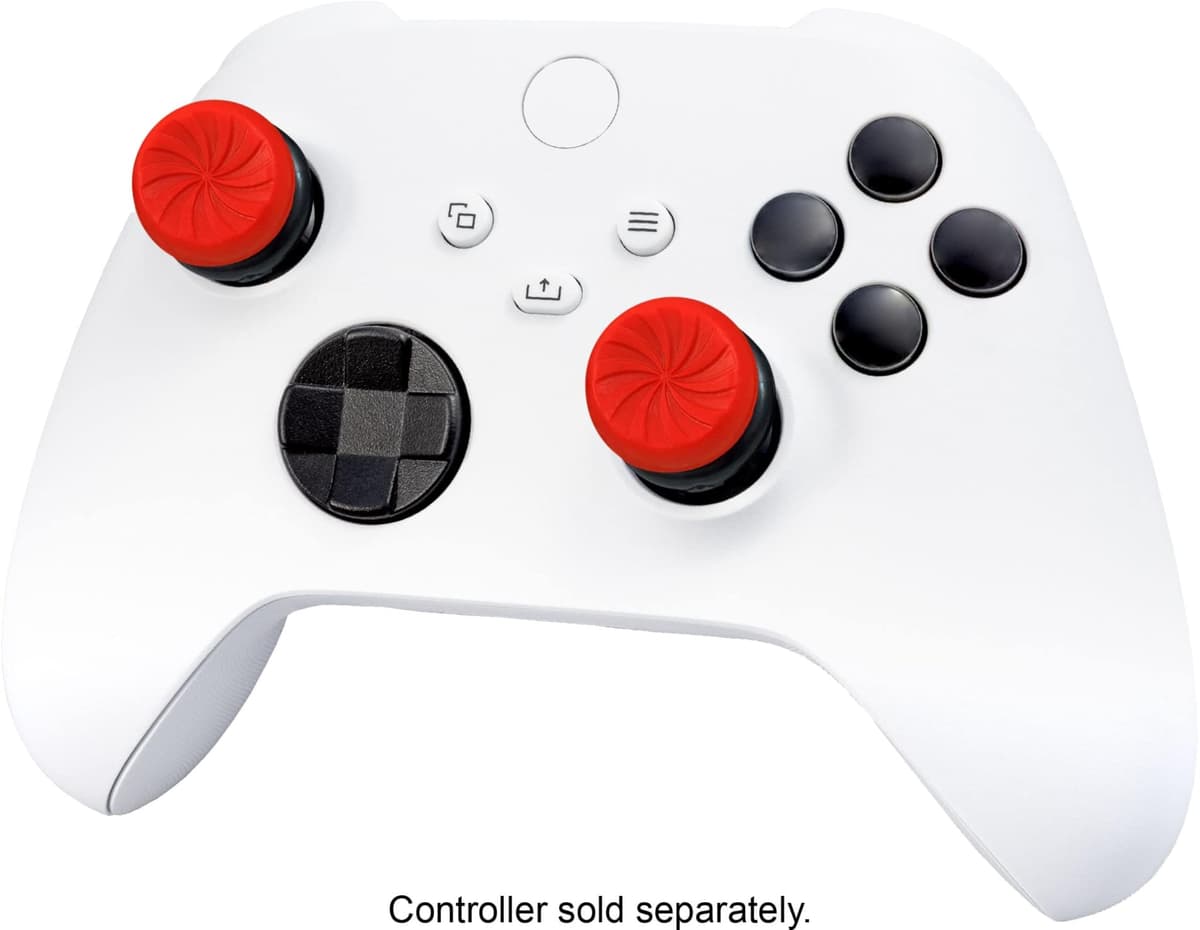KontrolFreek FPS Freek Inferno for Xbox One and Xbox Series X Controller | Performance Thumbsticks | 2 High-Rise Concave | Red — view 3